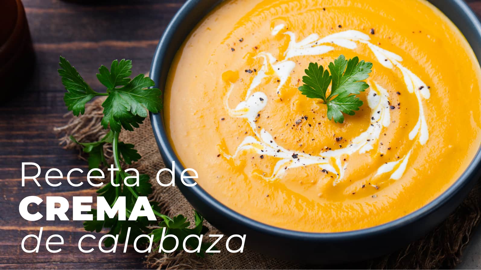Crema de calabaza casera 